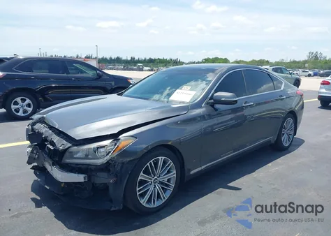 2018 Genesis G80 3.8 из США, поврежденный, VIN KMHGN4JE6JU269143